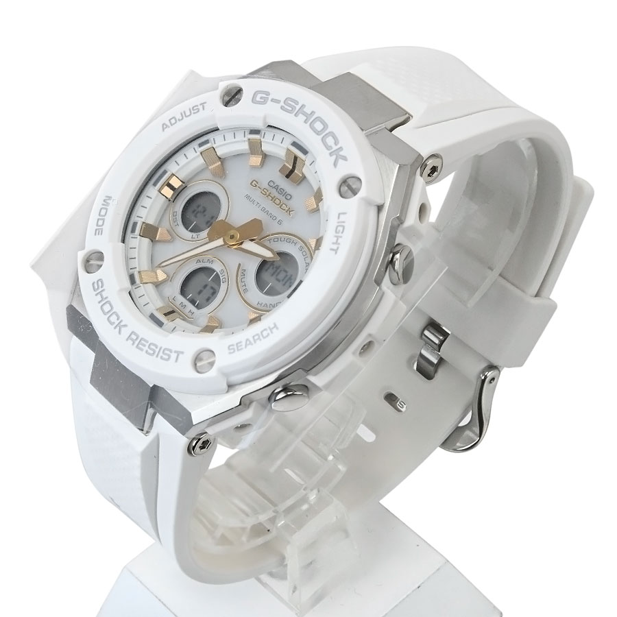 CASIO] Casio G-SHOCK G-STEEL GST-W300-7AJF White Resin Stainless