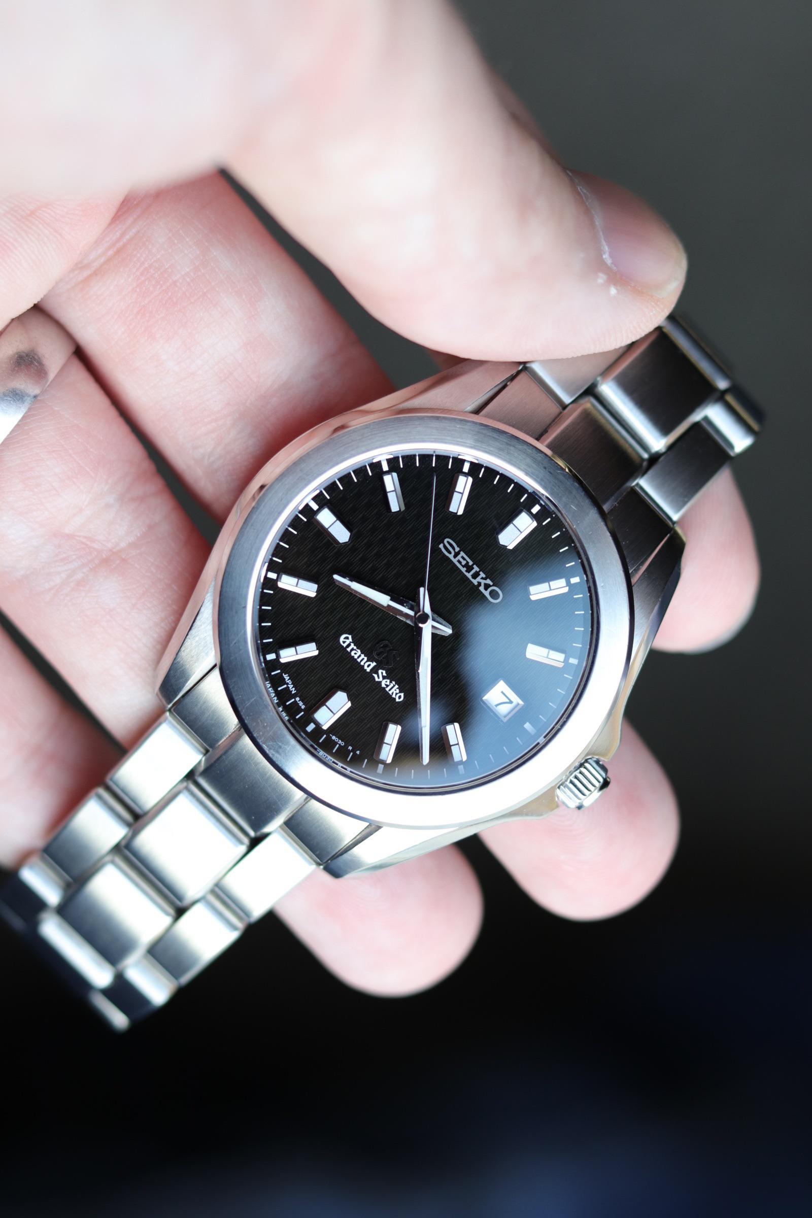 WTS] Grand Seiko SBGF021 Black Tatami textured Dial | WatchCharts 
