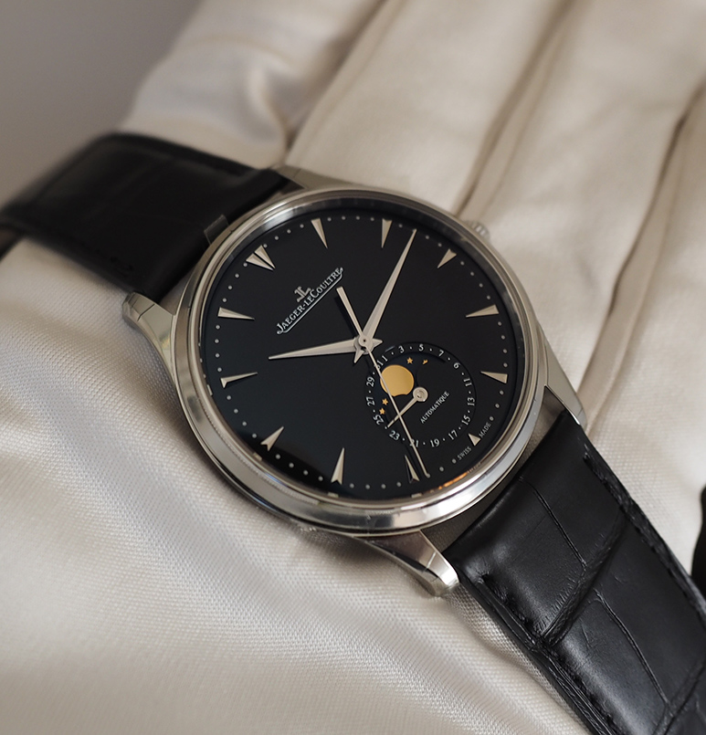 jaeger lecoultre ultra thin moon black