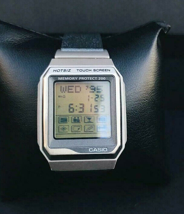 CASIO HOTBIZ TOUCH SCREEN VINTAGE WATCH VDB 2020 MEMORY PROJECT 200 90 s WatchCharts Marketplace