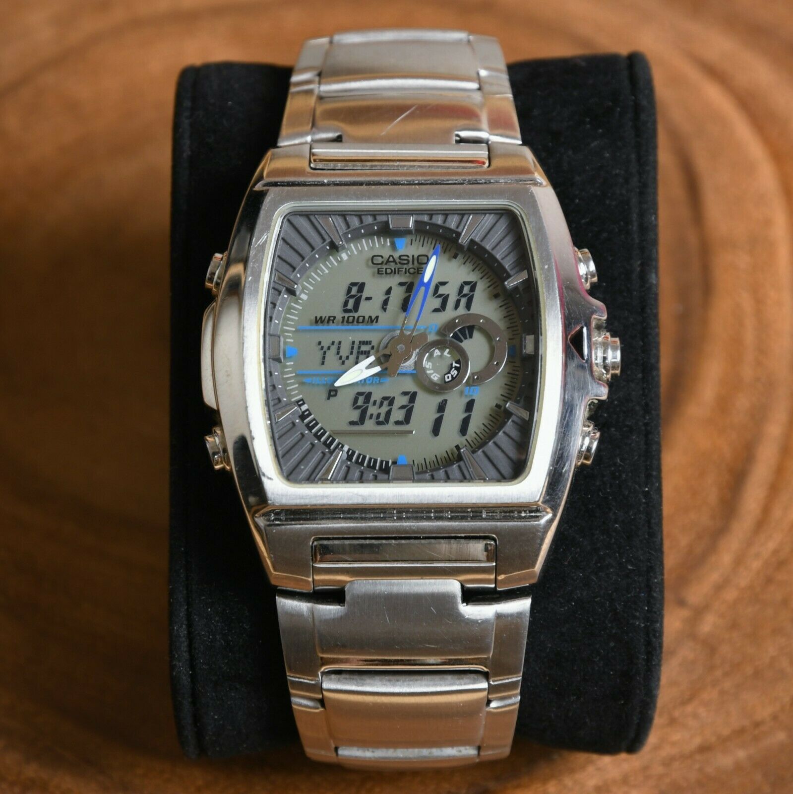 casio edifice thermometer dual chrono