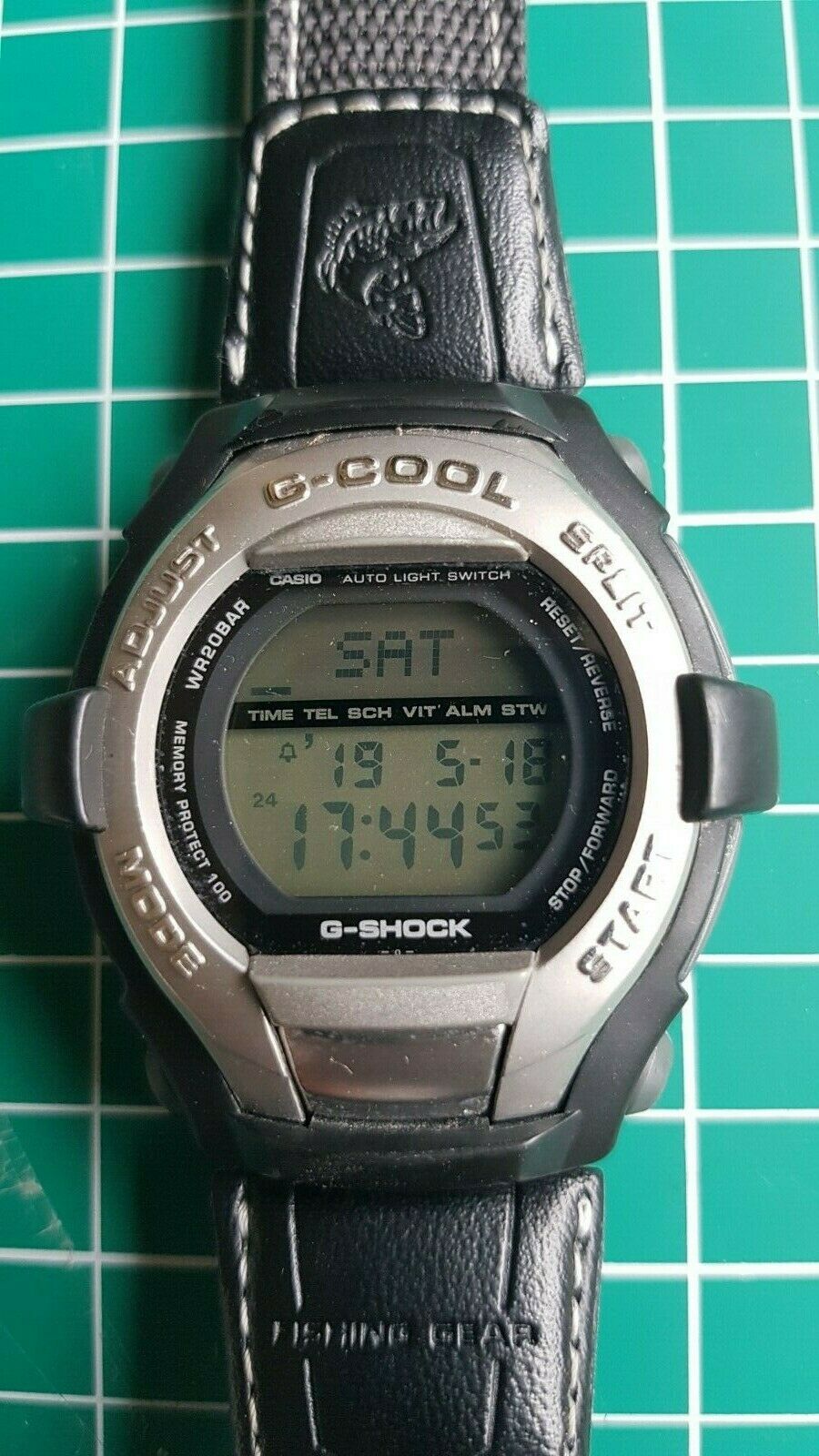 Vintage Casio G-Shock G-Cool GT-004 Digital Watch Mod No. 1633