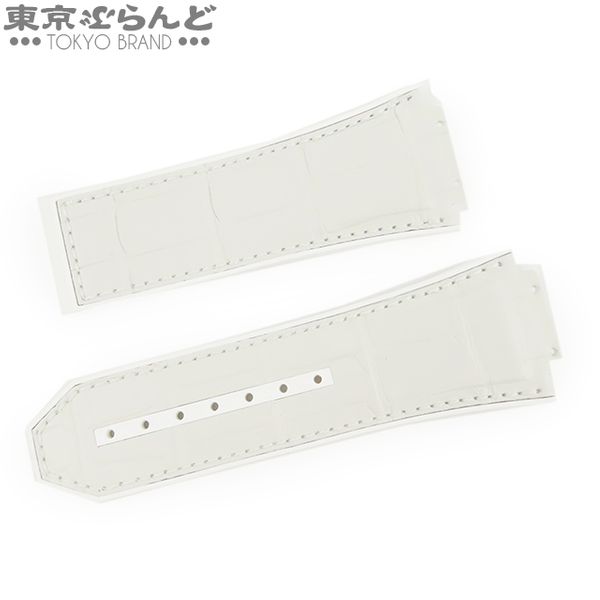 Hublot HUBLOT Genuine watch replacement rubber belt Croco leather White ...
