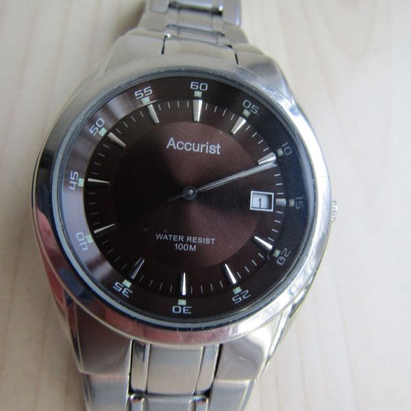 Accurist men's watch CAL.GM10 Japan Movt Water Resistant 100M New