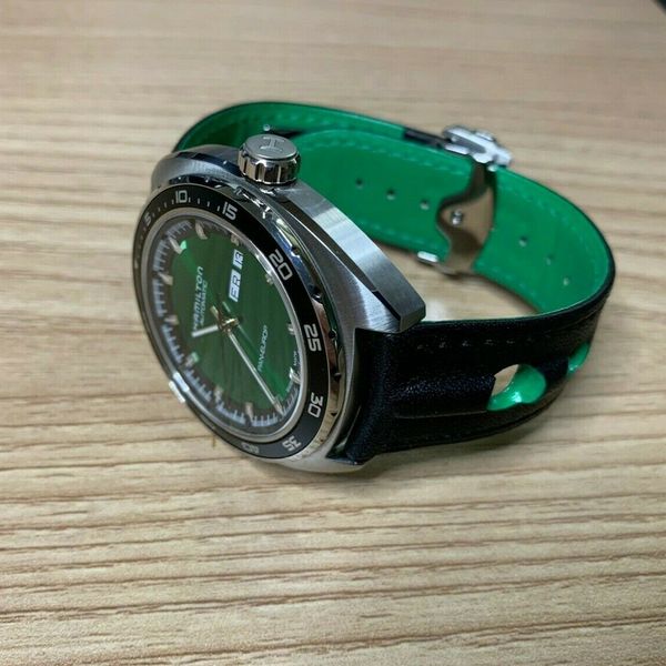 Hamilton H35415761 Pan Europ Automatic Green Dial Men's Watch 