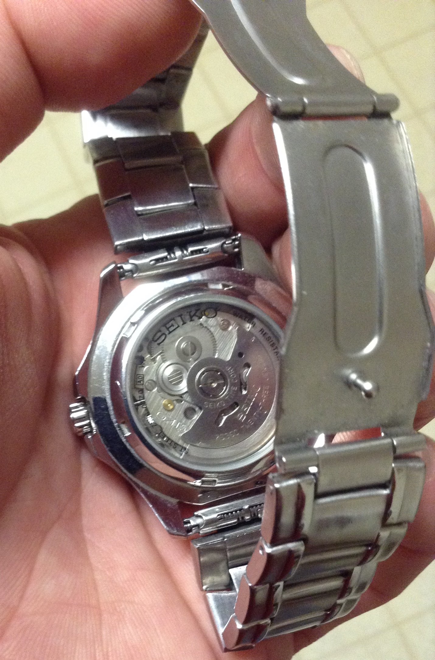 Japan Made VTG SS Rotating Bezel 7S36-01Z0 Seiko 5 Sports Men's Automatic  Watch