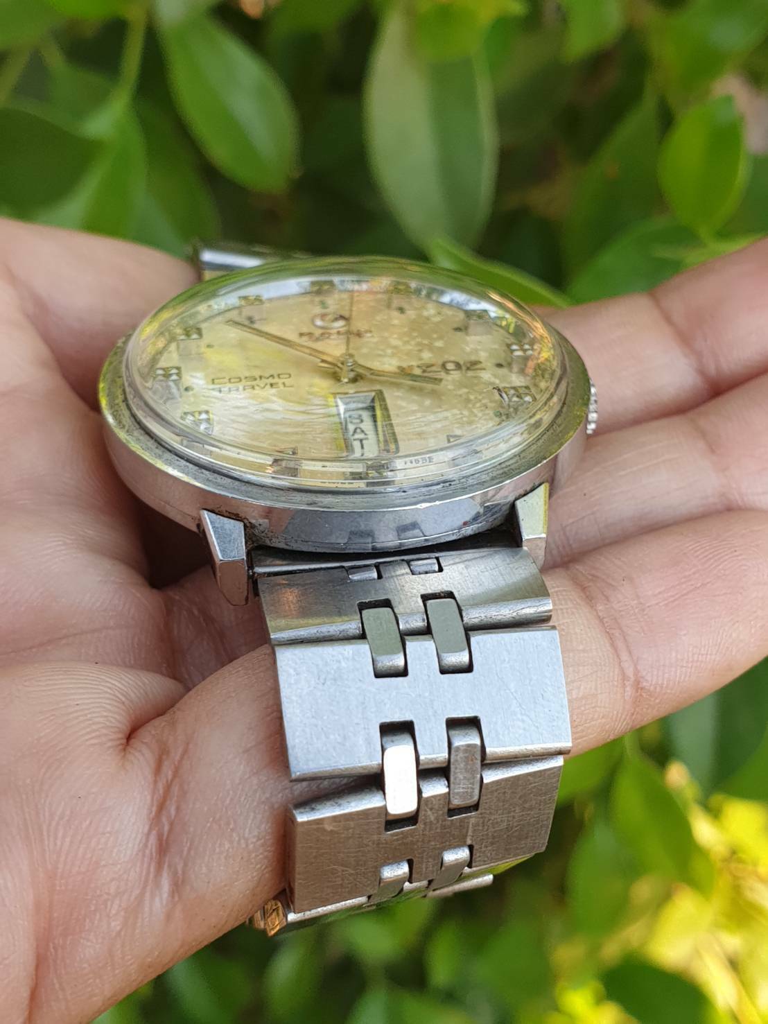 Vintage Rado Cosmo Travel V202 Day & Date Mens Swiss Automatic