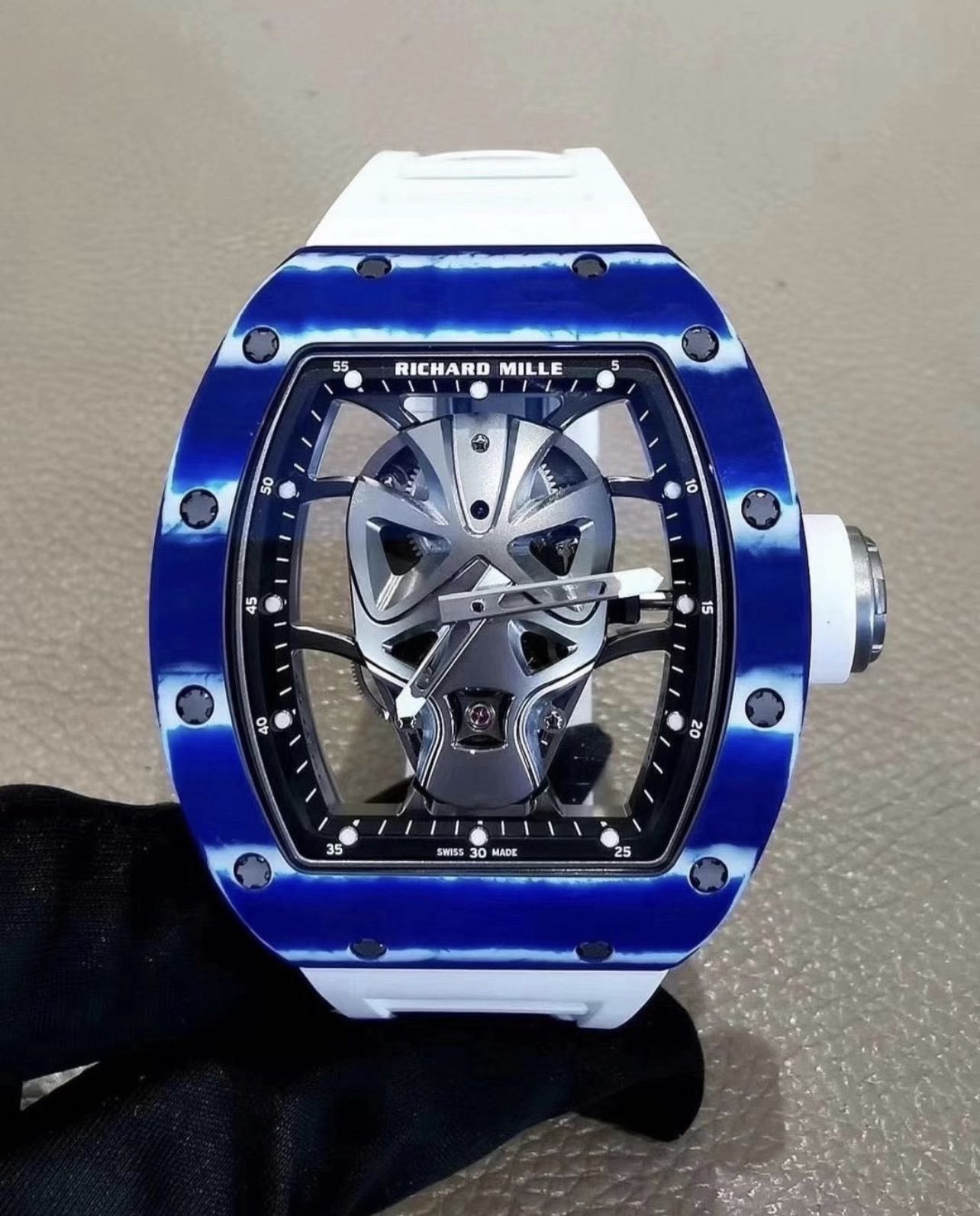 Richard Mille RM 52 06 Tourbillon Mask Blue WatchCharts Marketplace