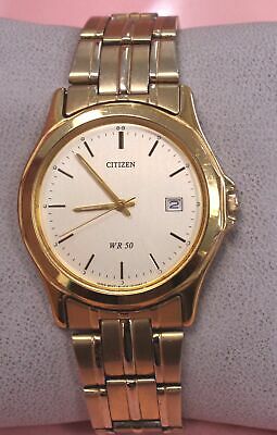 Citizen wr shop 50 gold watch