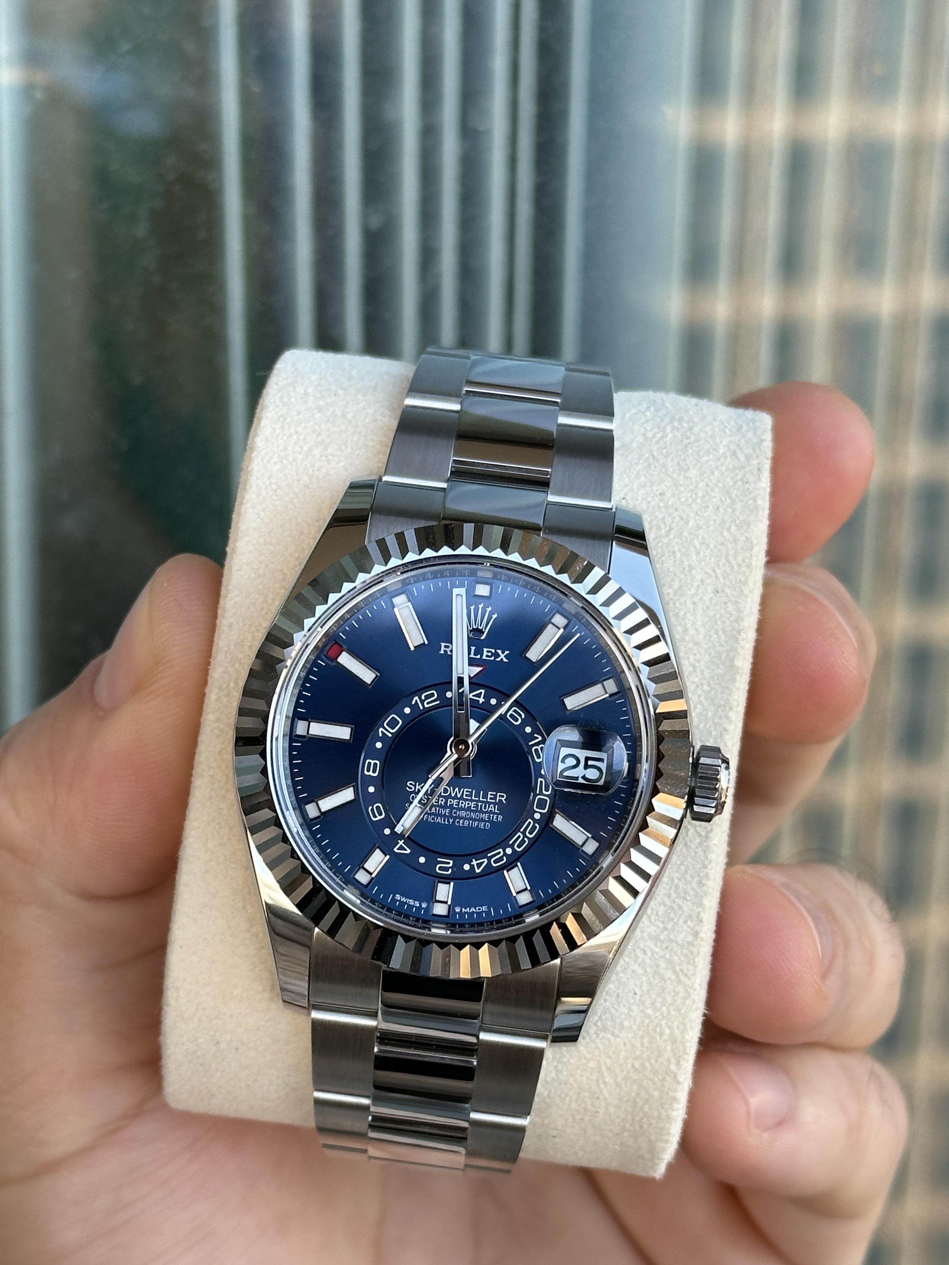 WTS Rolex Skydweller 336934 blue dial WatchCharts Marketplace