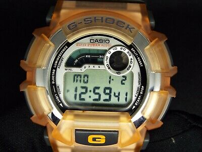 CASIO VINTAGE DIGITAL WATCH G-SHOCK DW-9500 1681 JELLY X-TREME