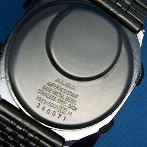 RARE VINTAGE DIGITAL WATCH SEIKO ALBA LCD VOICE ALARM