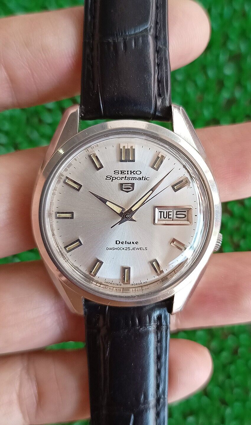 SEIKO 7619-9060 Sportsmatic5 Deluxe 腕時計 Seiko 5 Sportsmatic 7619-9060 Price as of May 2026 | WatchCharts