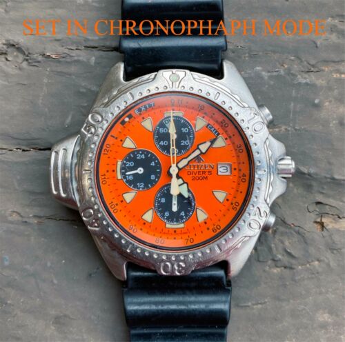 Citizen orange dive online watch