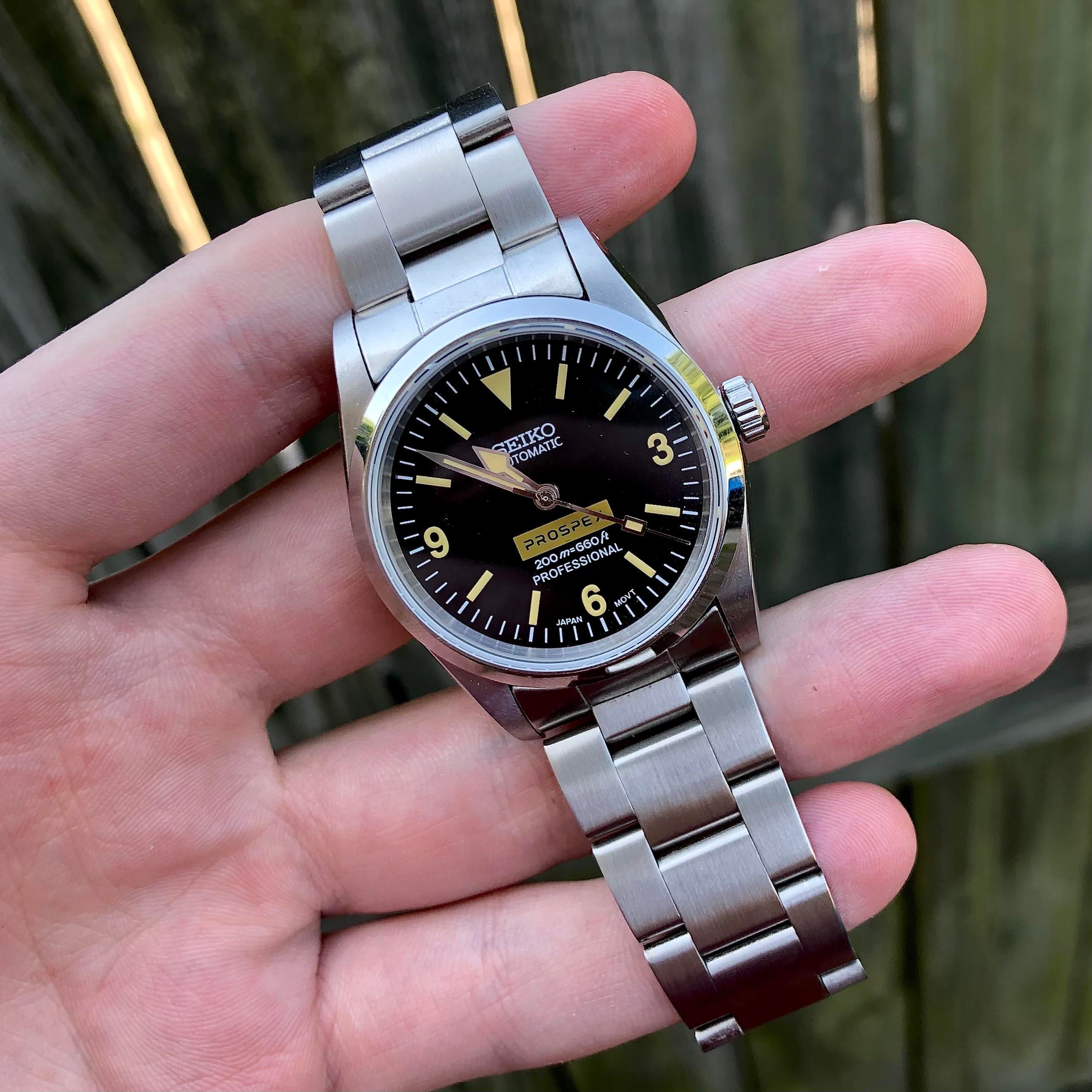 WTS] 36mm Seiko NH38 Explorer Mod | WatchCharts Marketplace
