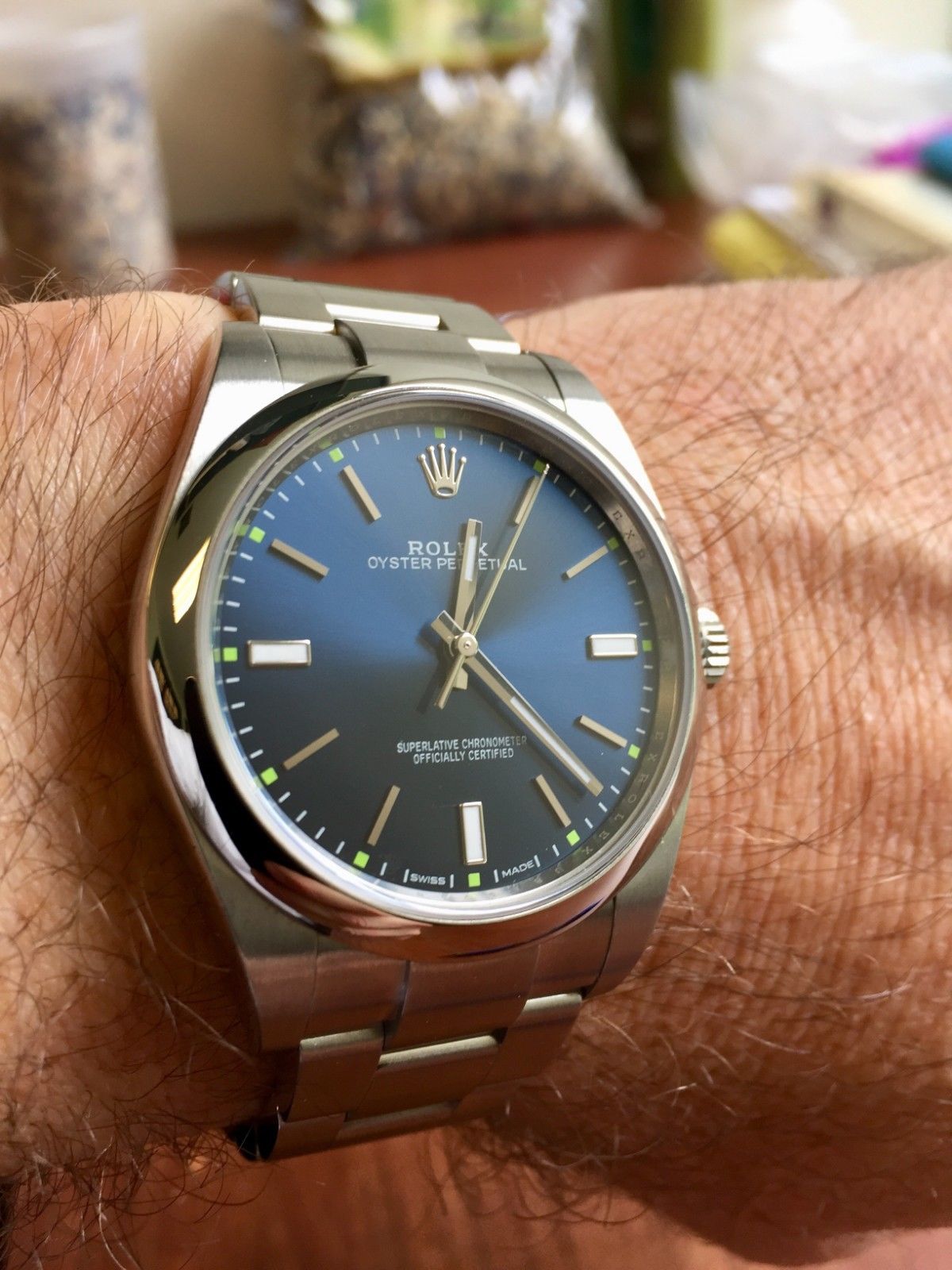 Rolex Oyster Perpetual 39mm 114300 Blue 