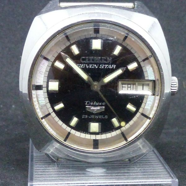 Vintage CITIZEN SEVEN STAR Deluxe 23Jewels Automatic 4-520238TA ...