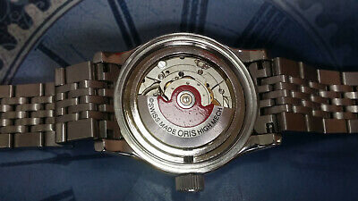 Oris 25J Automatic Eta 2846 Movement Mens Analog Calender Dial