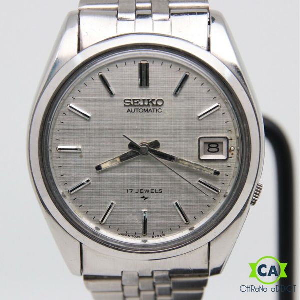 SEIKO 7025-8100 Vintage Men's Automatic Watch MIJ NET DIAL RARE SN 880083 |  WatchCharts