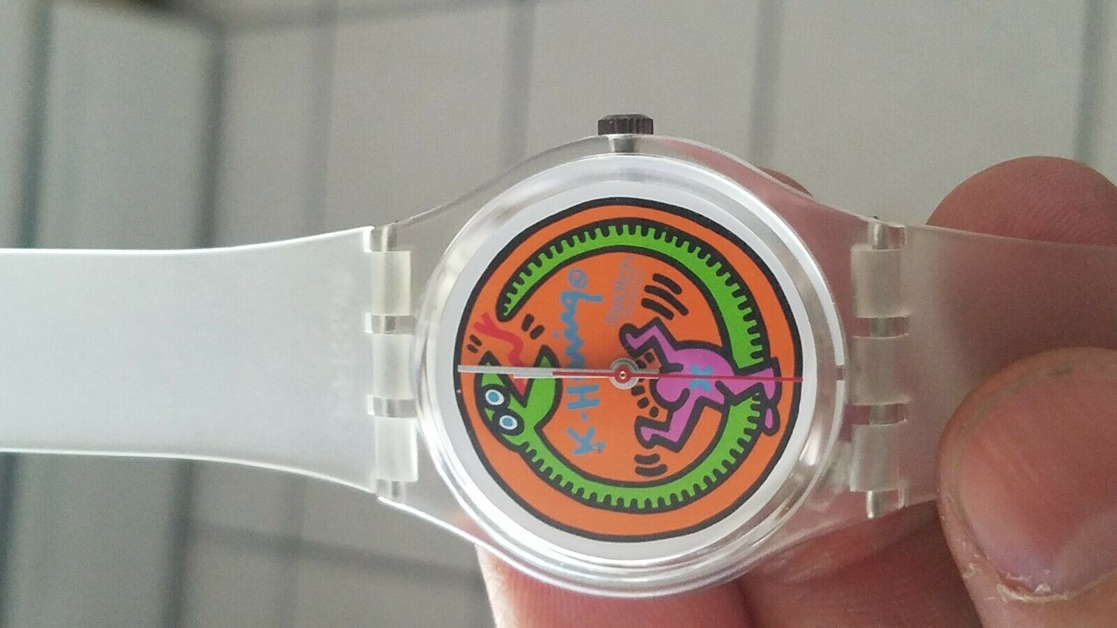 Keith Haring Swatch Watch Serpent GZ102 | WatchCharts Marketplace