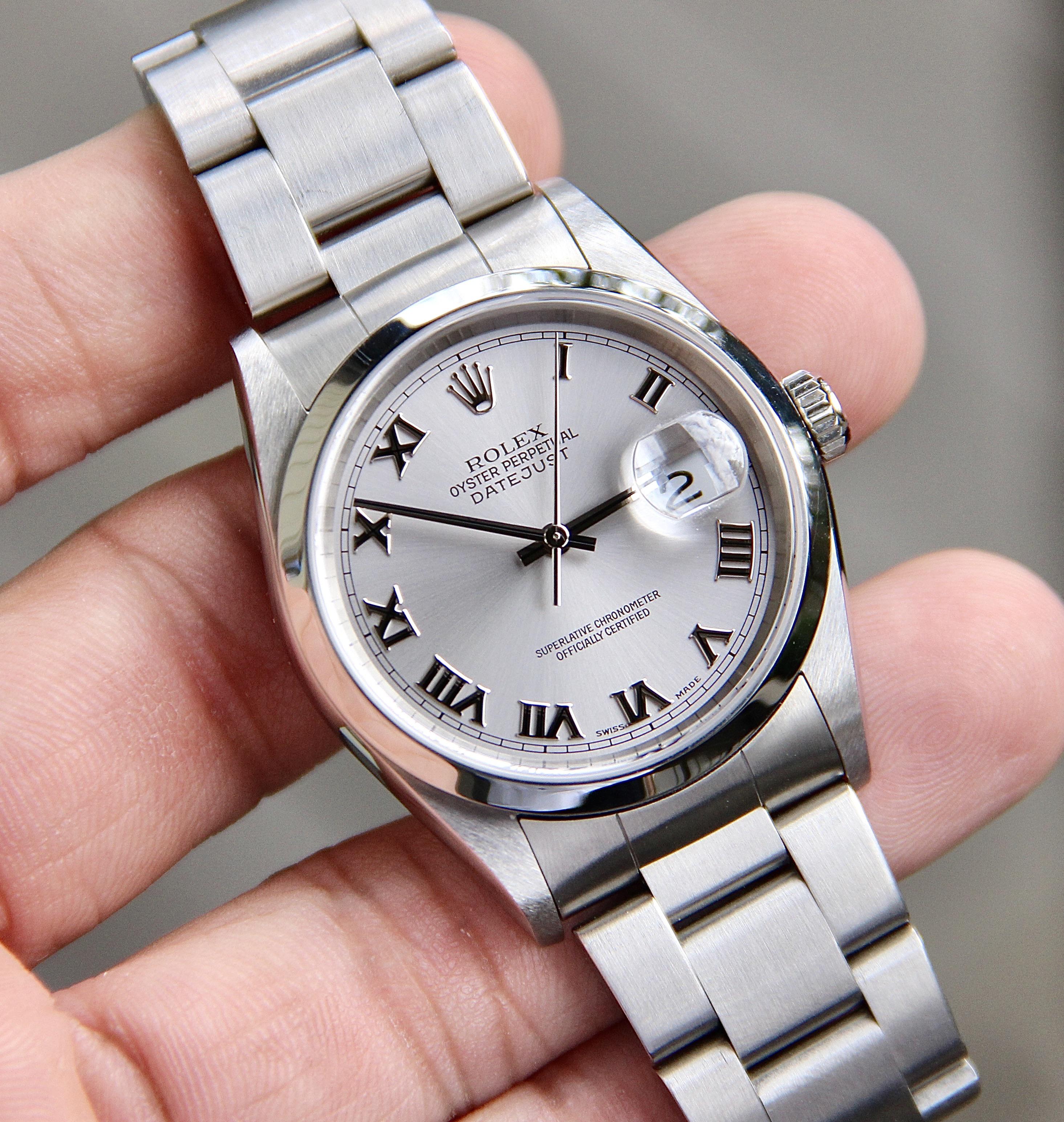 rolex datejust ref 16200