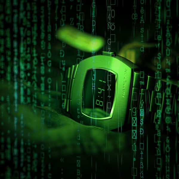 Hamilton PSR MTX Digital Quartz H52434130 Matrix Limited Edition Green ...