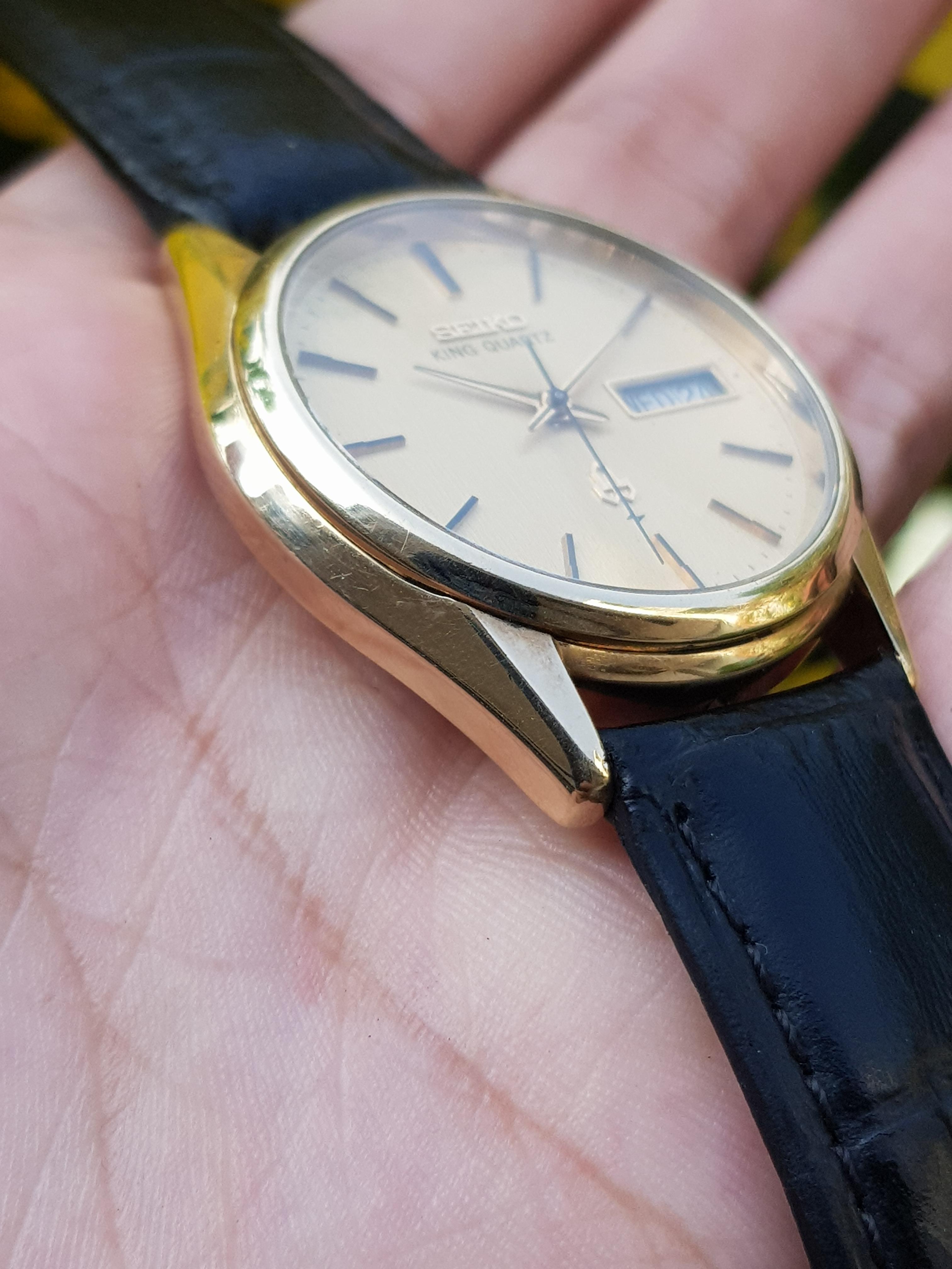 WTS] Seiko King Quartz 5856-8050 Cap Gold | WatchCharts Marketplace