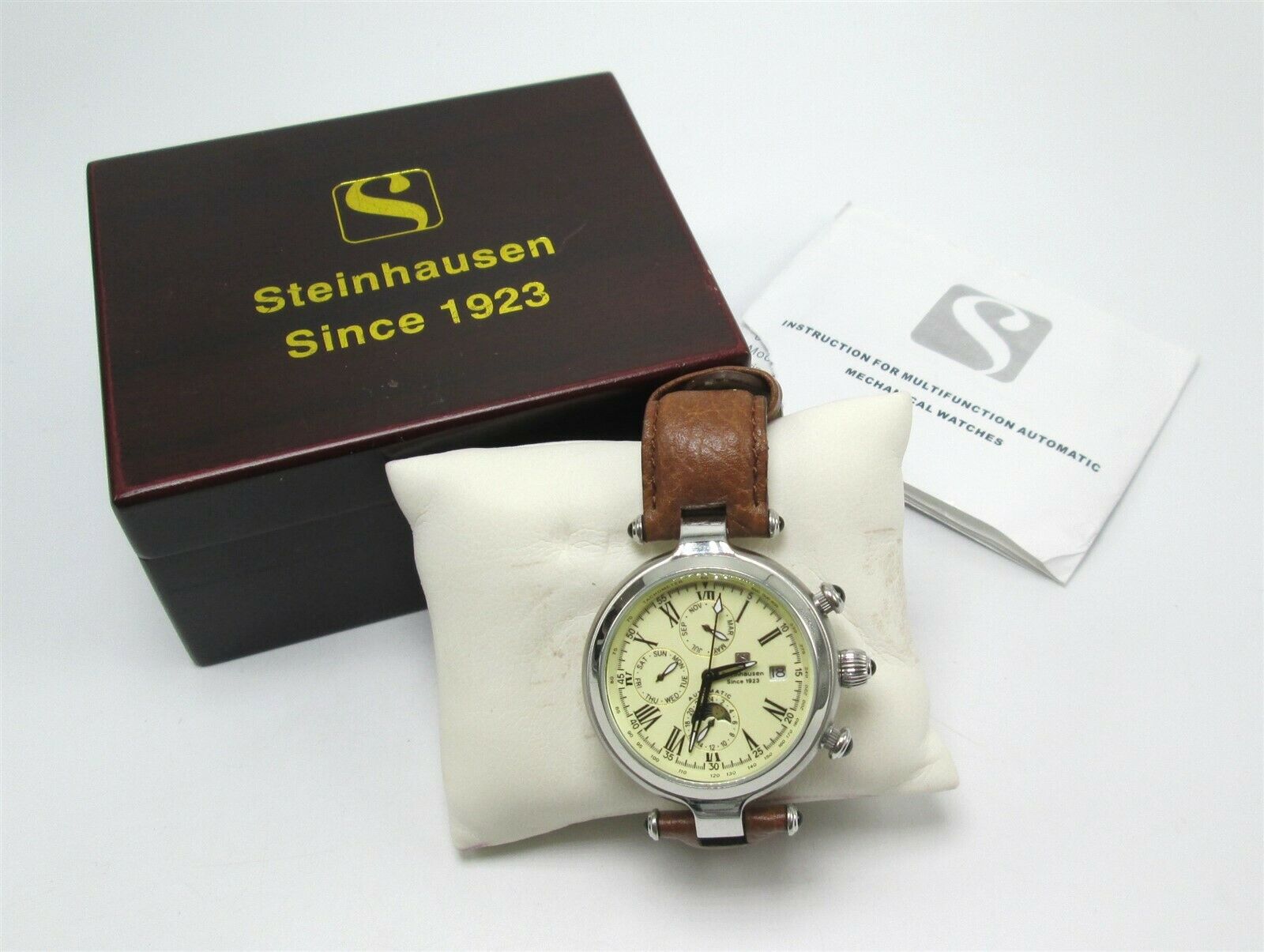 Steinhausen Since 1923 Automatic Day Date SS Men s Watch