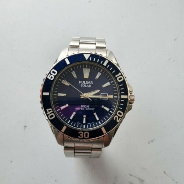 PULSAR（by SEIKO） Pulsar Mens Watch By Seiko VX32- X347 Swarovski Crystal