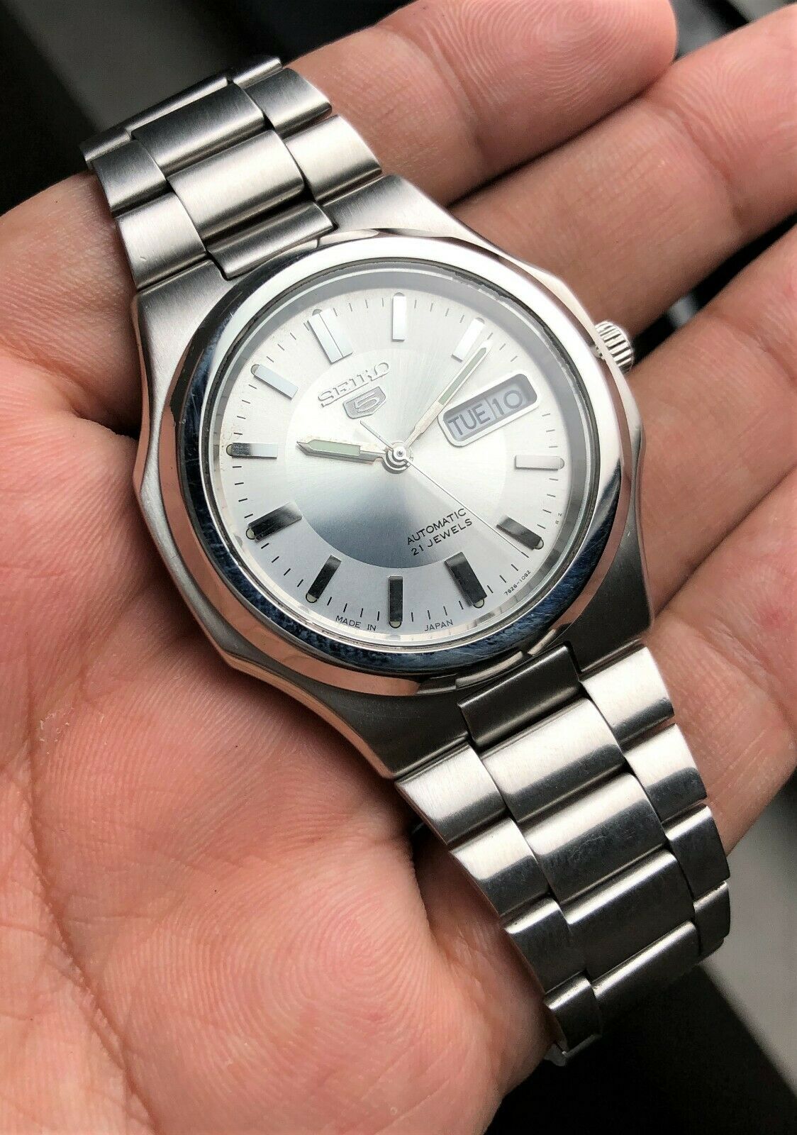 Seiko 5 SNKK41 Sunburst White MINT Seikonaut Nautilus Ultra