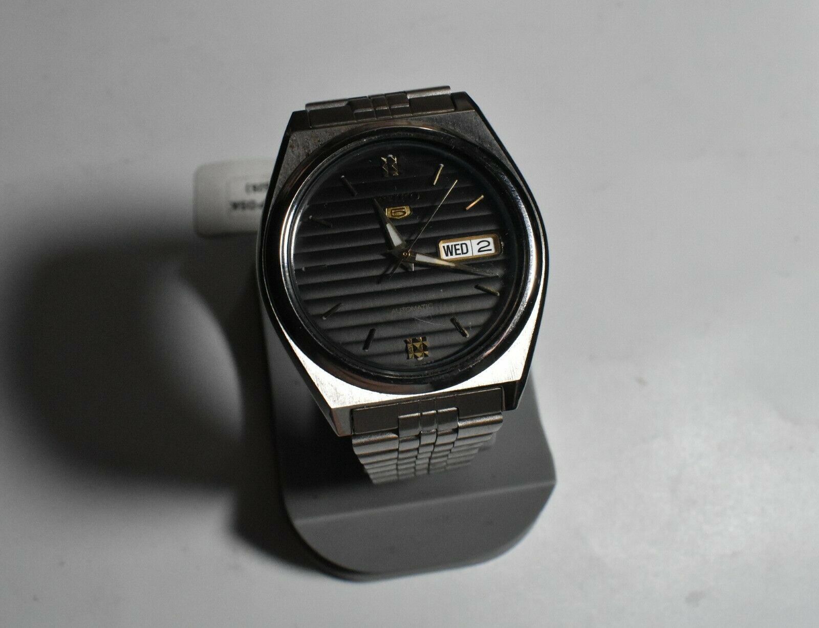 □未使用 1980年頃 共箱付！セイコー5（SEIKO5） 自動巻き（AUTOMATIC