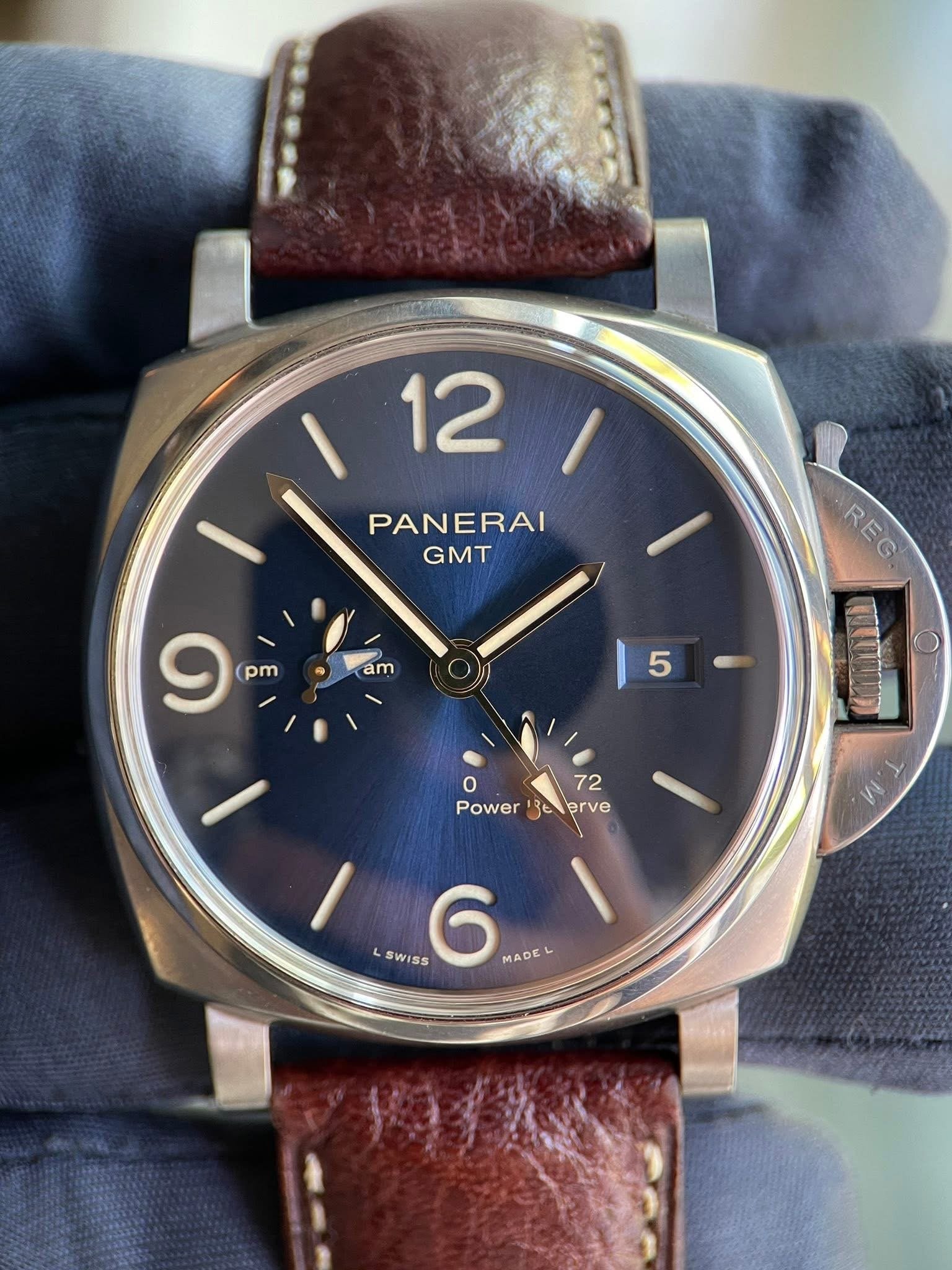 Sold Panerai PAM00964 Luminor Due GMT 45mm PAM0964 00964 PAM964