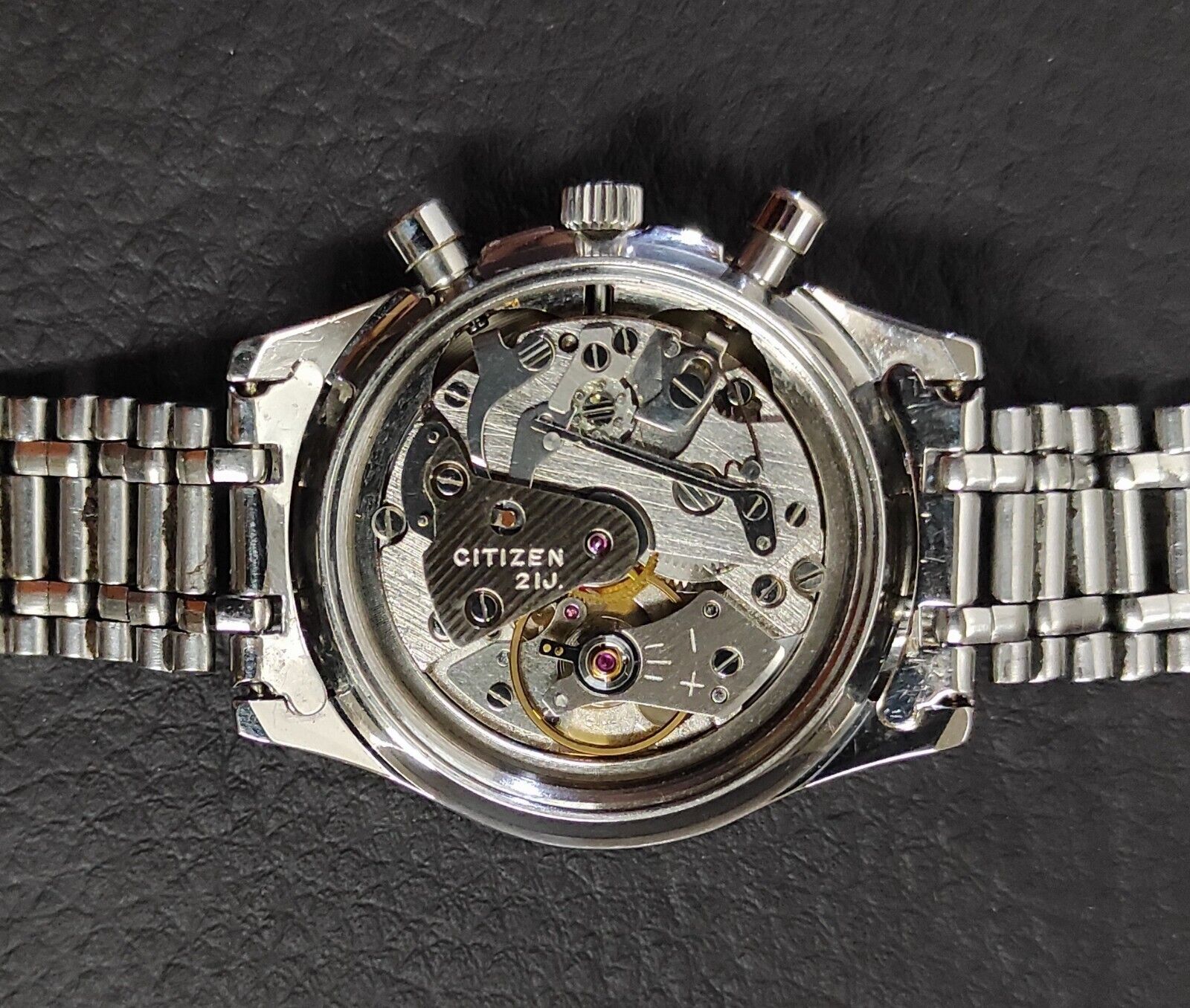 1960's VINTAGE CITIZEN RECORDMASTER CHRONOGRAPH 21J MANUAL