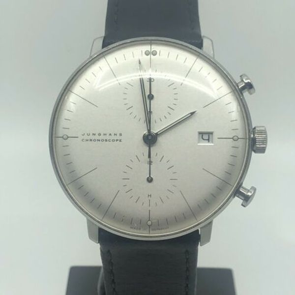 Preowned Junghans Max Bill Chronoscope Automatic Chronograph Watch