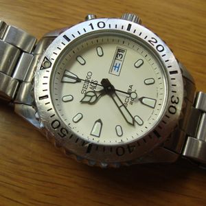 Seiko 5M43-0C50 AGS SCUBA 200m KINETIC analog men  / capacitor  replaced | WatchCharts