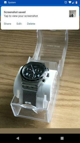 swatch irony blackie