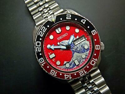 SEIKO GODZILLA KANAGAWA RED DIAL SPECIAL COKE Day Date