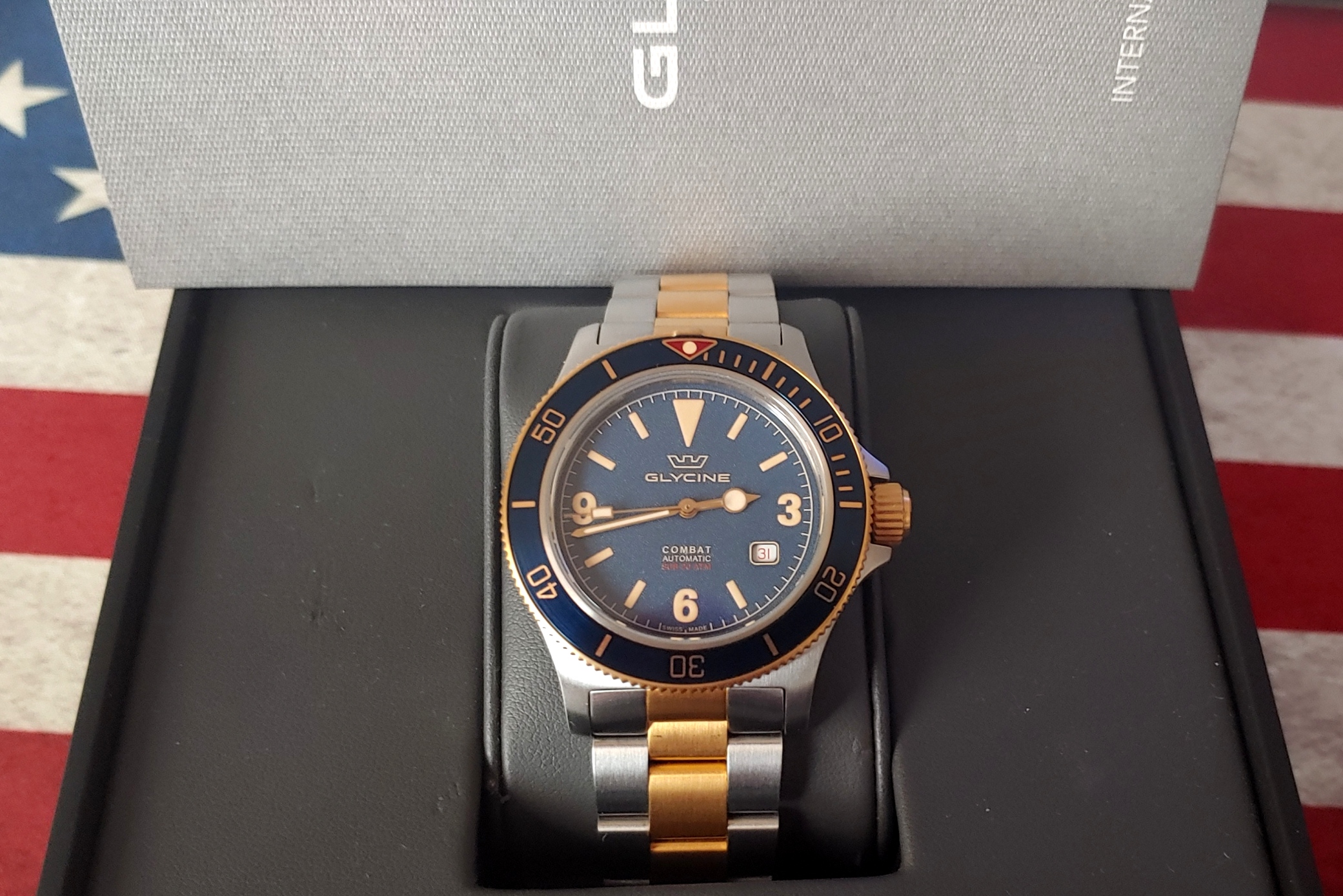 FS Glycine Vintage style Combat Sub GL0262 WatchCharts Marketplace