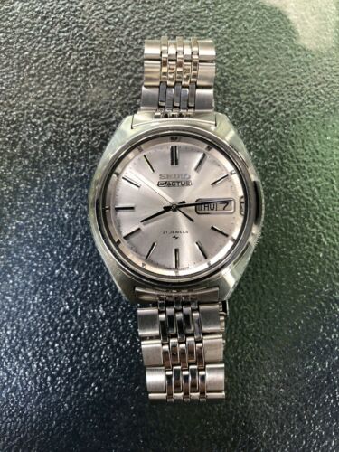 SEIKO 5 ACTUS 21 jewels Automatic Stainless Steel 7019 7500r JAPAN