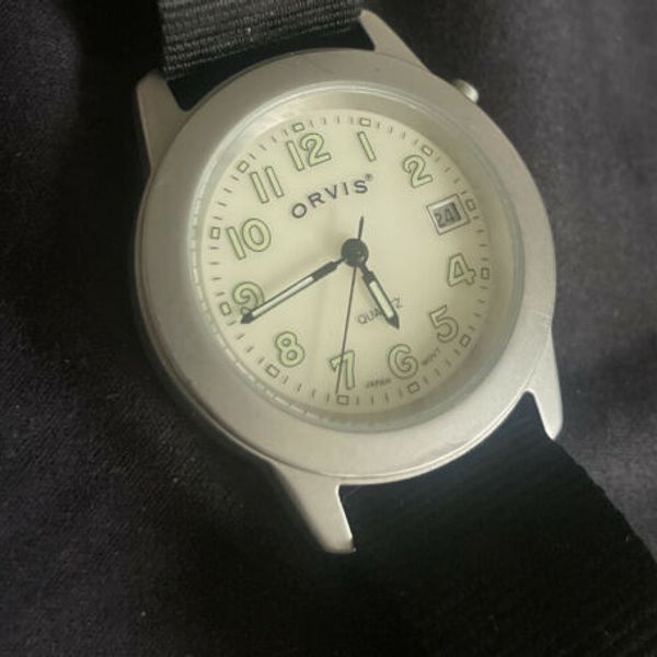 Orvis Men’s Military Dial Analog Quartz Watch 48C20000 All Original Runs WatchCharts
