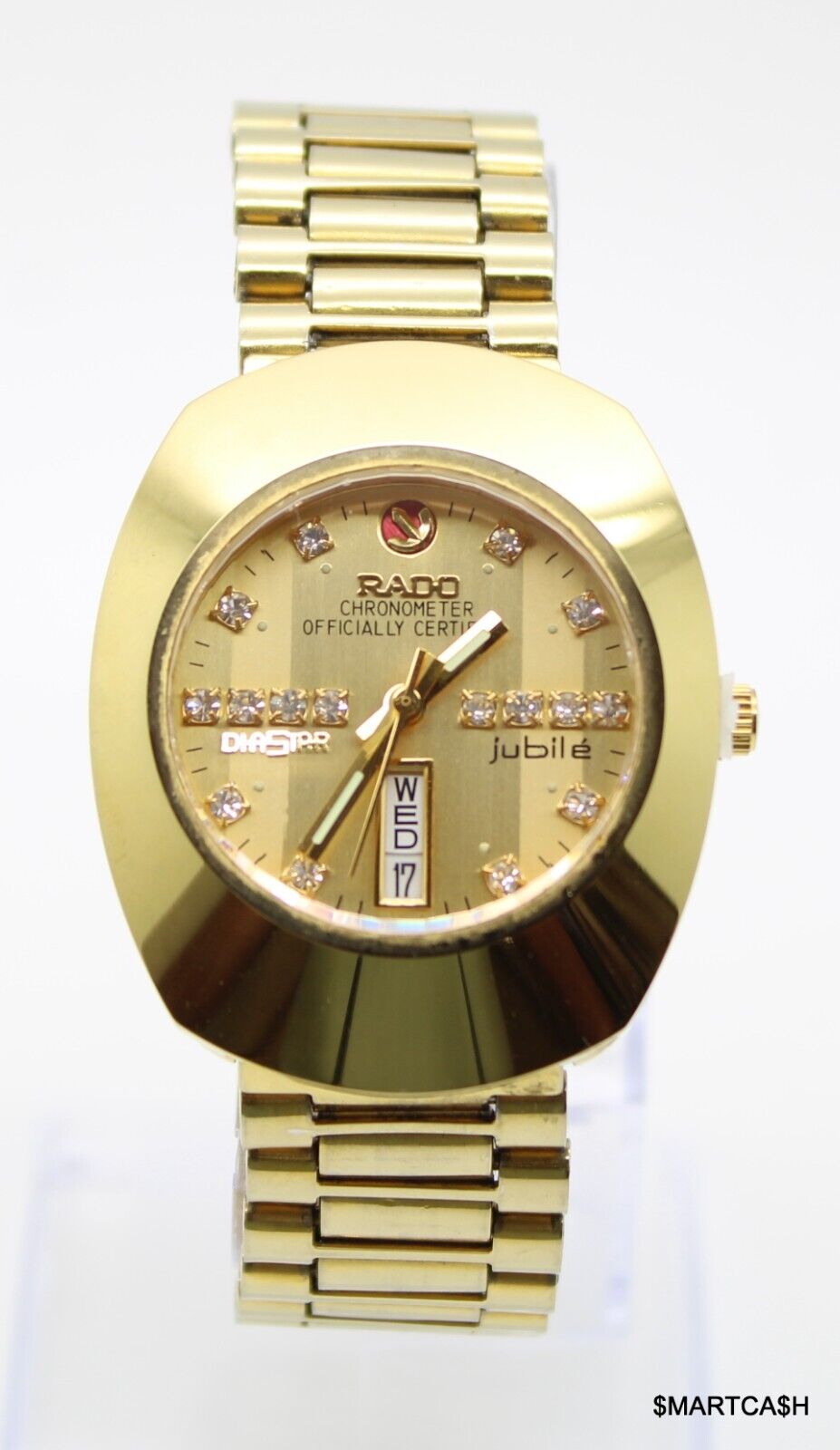 苫小牧バナナ】RADO DiaSTAR jubile 18Pダイヤ 自動巻き 腕時計 超硬