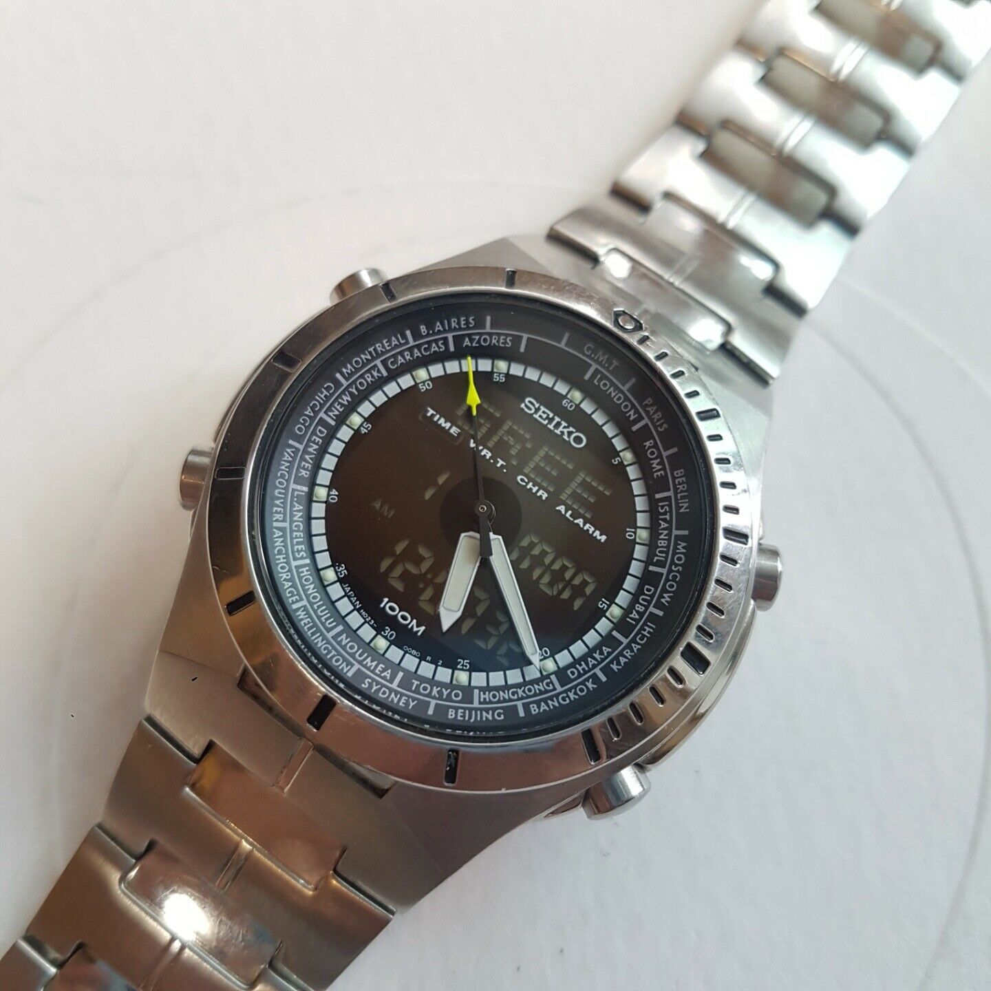 SEIKO SNJ003 ANA DIGI H023-00B0 Quartz Rare collection / New