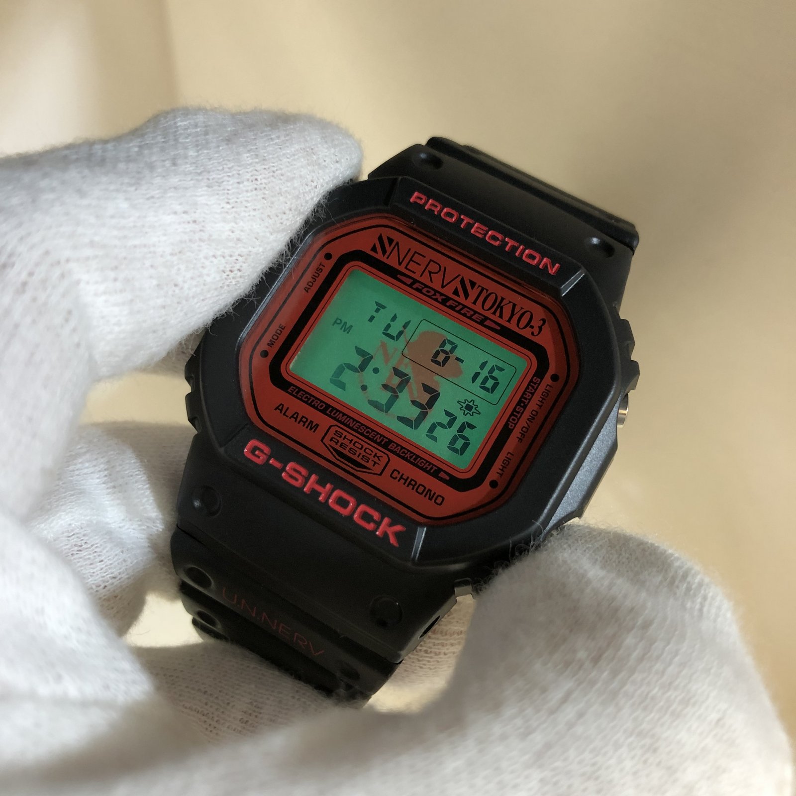 未使用 G-SHOCK DW-5600VT NERV エヴァンゲリオン ピンズ付 楽天市場】エヴァンゲリオン×G-SHOCK CASIO DW-5600 NERV ネルフモデル