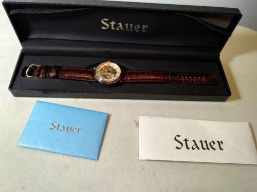 Stauer 1779 skeleton clearance watch