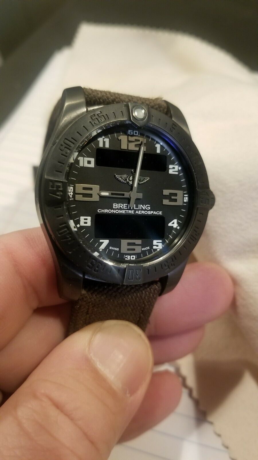 breitling aerospace evo black titanium