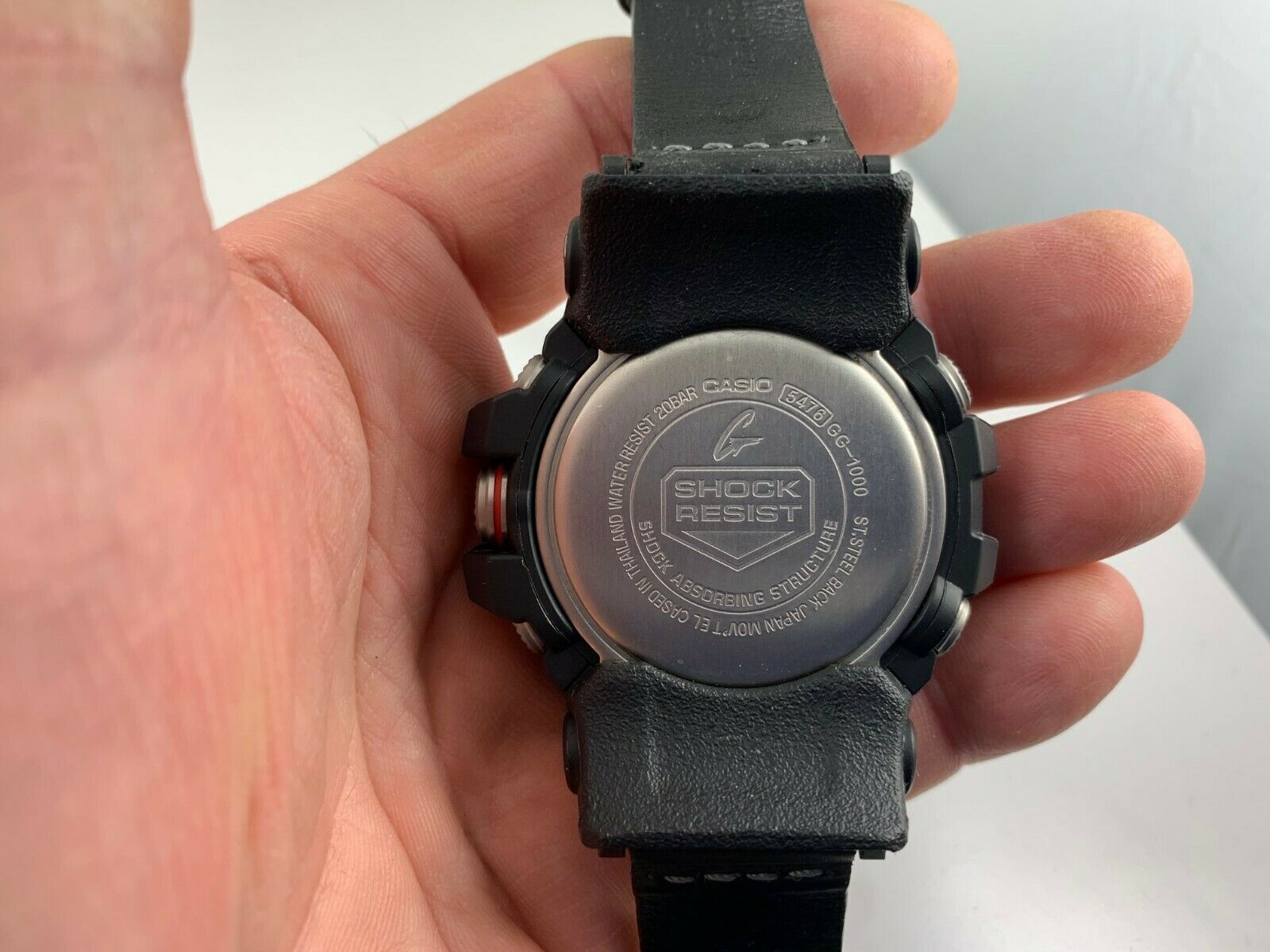 Casio G Shock Mudmaster Gg 1000 1adr Mens Watch Leather Deployment Watchcharts