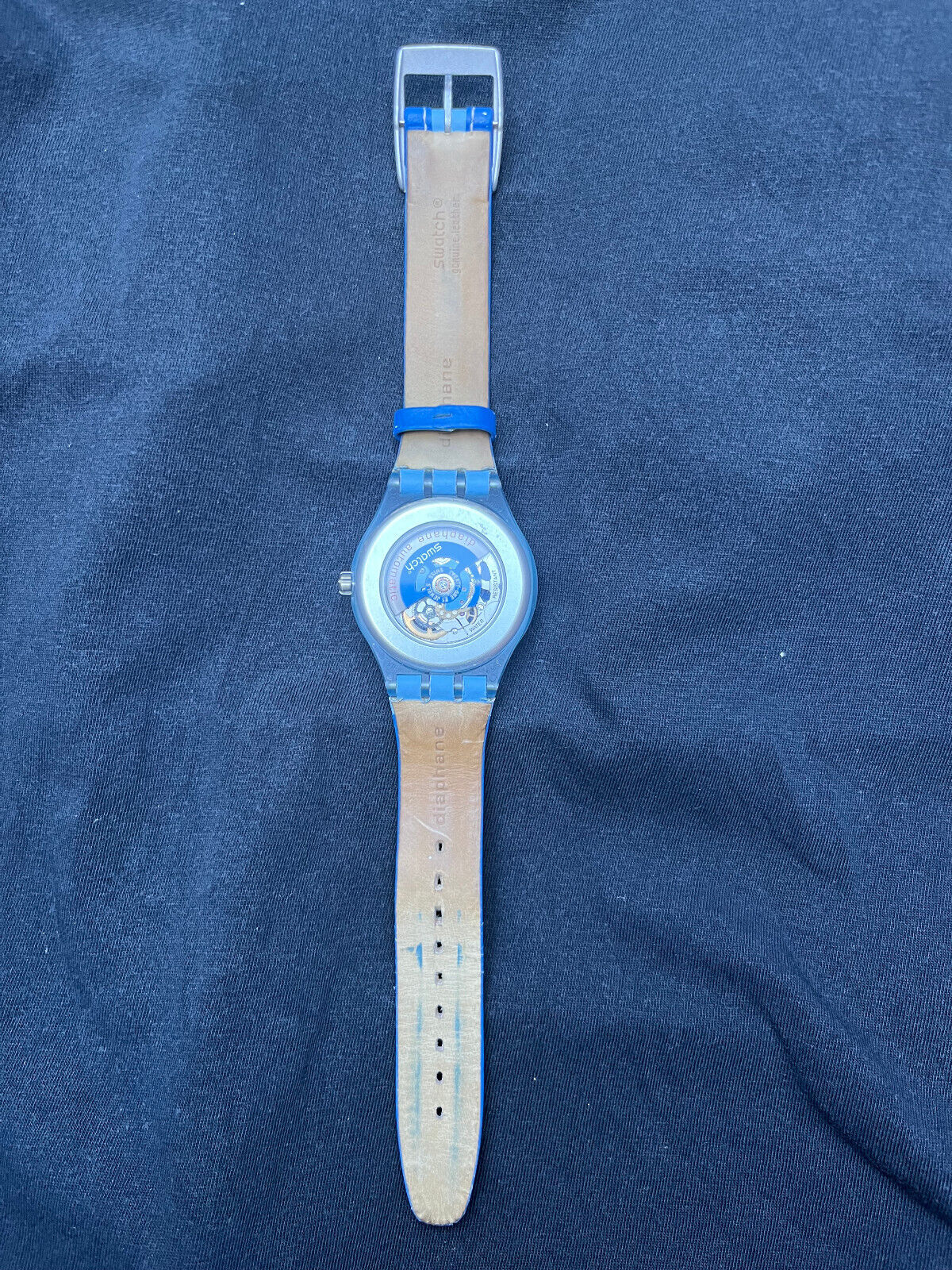 Swatch Irony Diaphane Automatik - BLUE TRAP - SVDN4000 - getragen ...