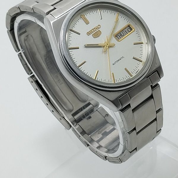 Vintage Seiko 5 Men's Automatic retro Japanese WristWatch Ref 7009A 17 ...