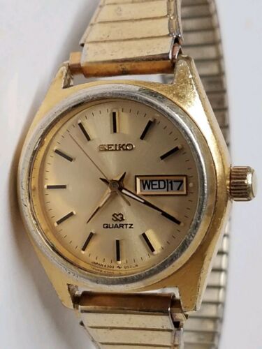 RARE VINTAGE WOMENS SEIKO (4303-0029) WATCH. RUNS IN