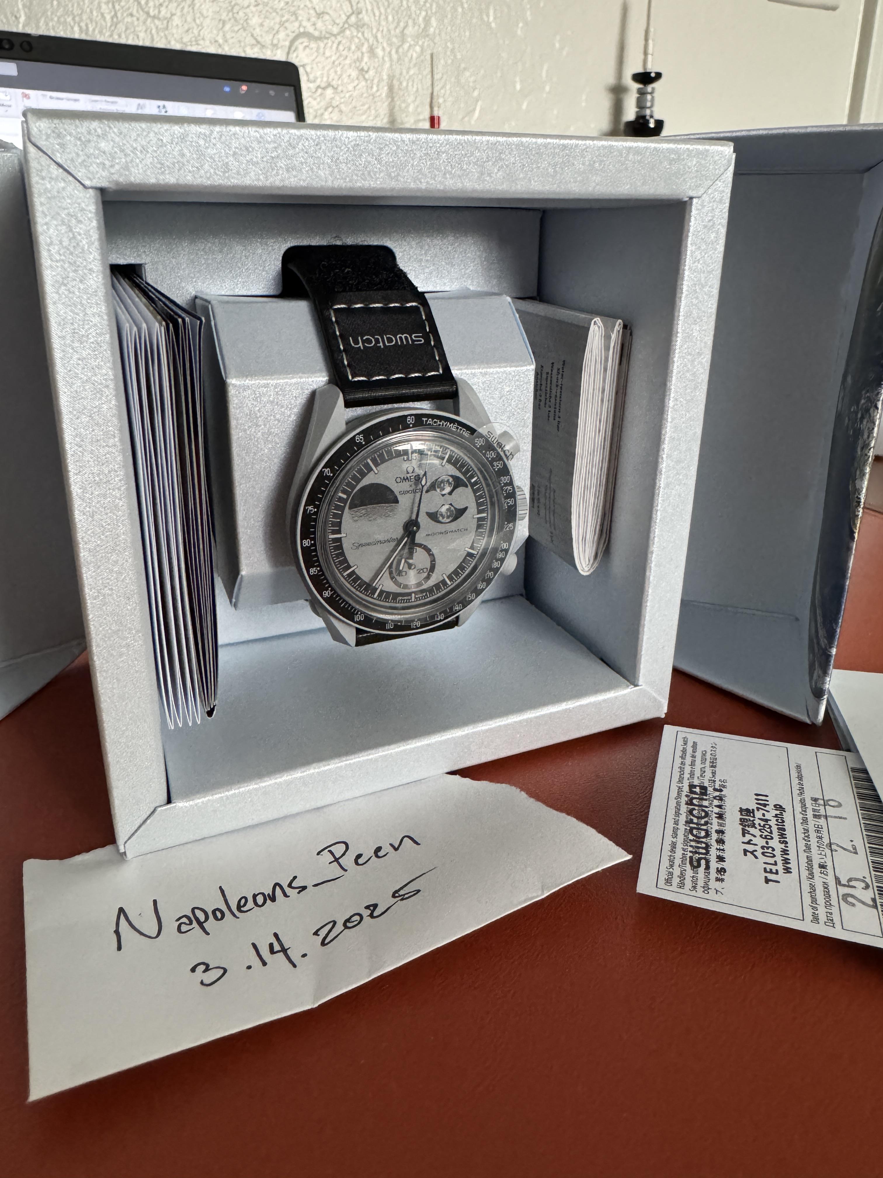 WTS] Omega x Swatch - Mission to Earthphase | WatchCharts